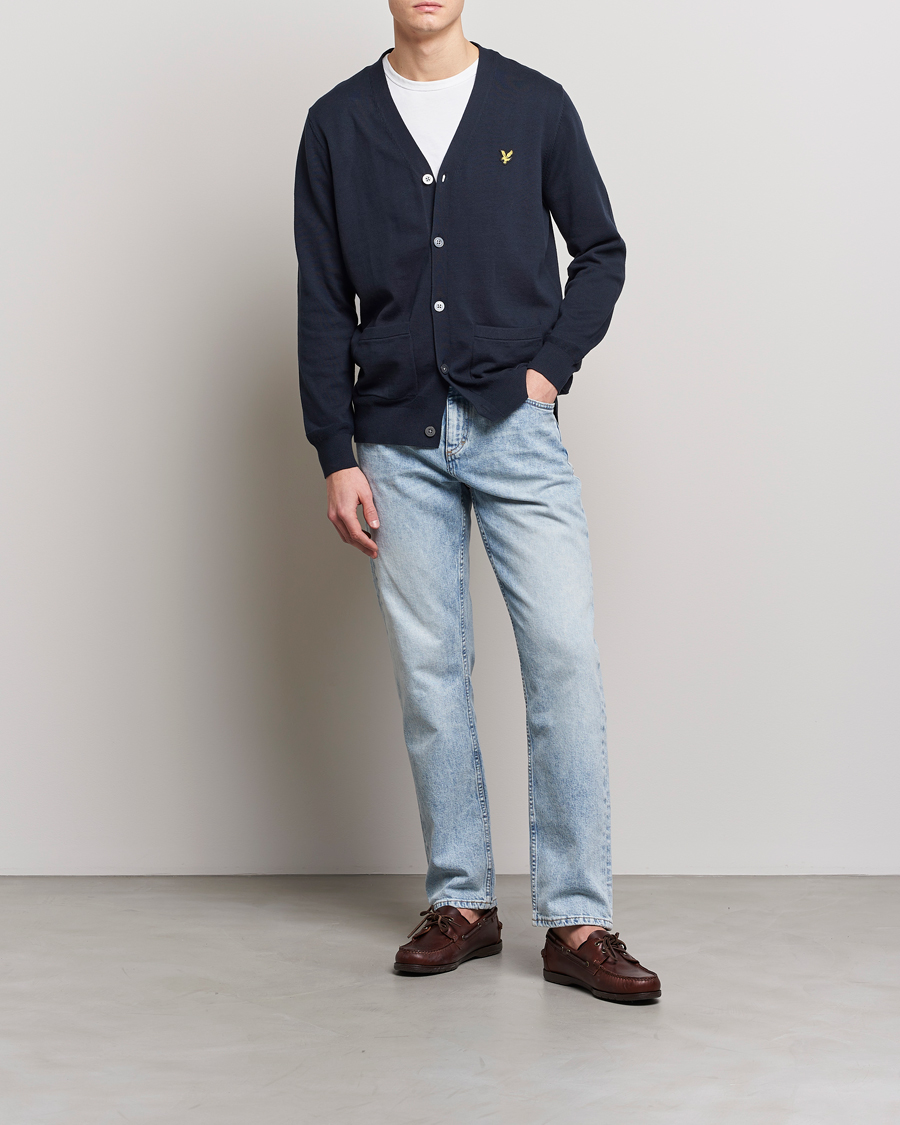 Homme | Pulls Et Tricots | Lyle & Scott | Cotton Cardigan Dark Navy