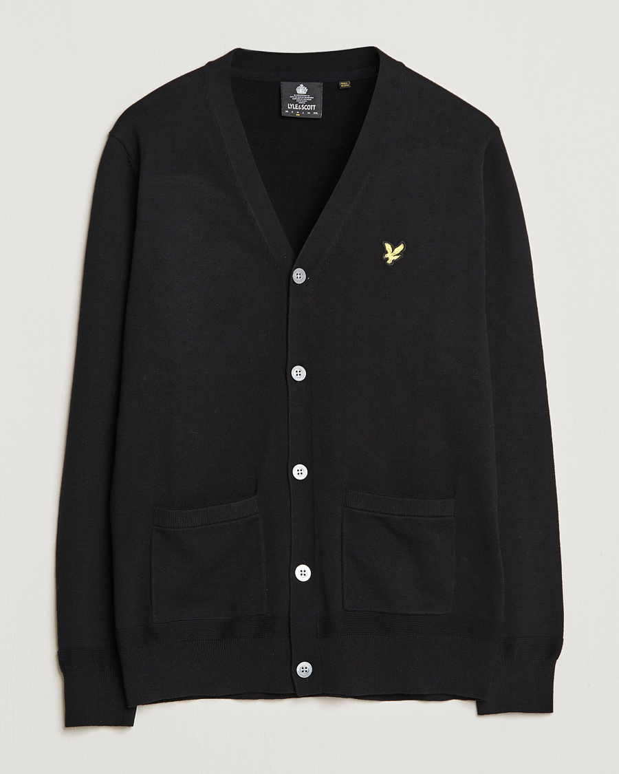 Homme | Pulls Et Tricots | Lyle & Scott | Cotton Cardigan Black
