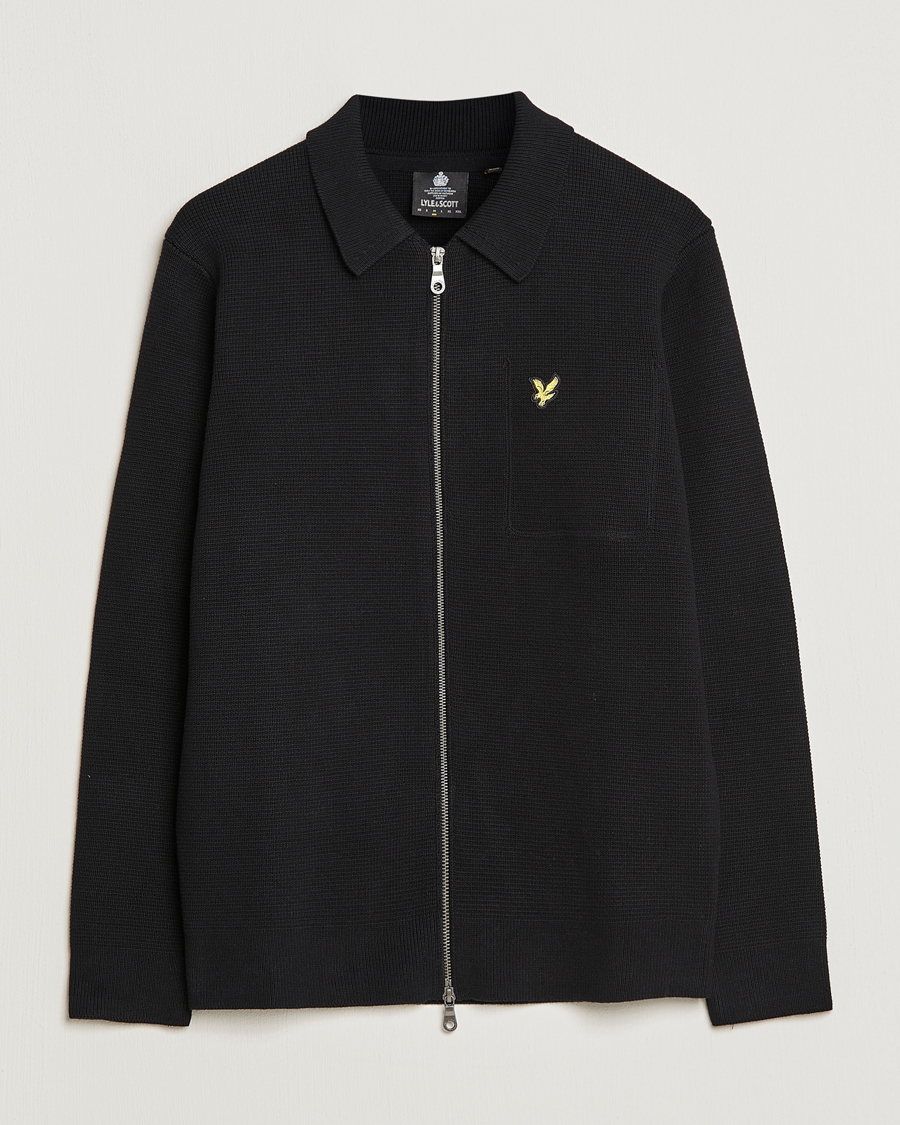 Homme | Pulls Et Tricots | Lyle & Scott | Milano Full Zip Sweater Black