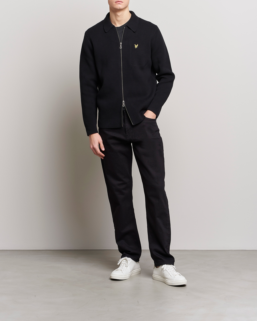Homme | Pulls Et Tricots | Lyle & Scott | Milano Full Zip Sweater Black