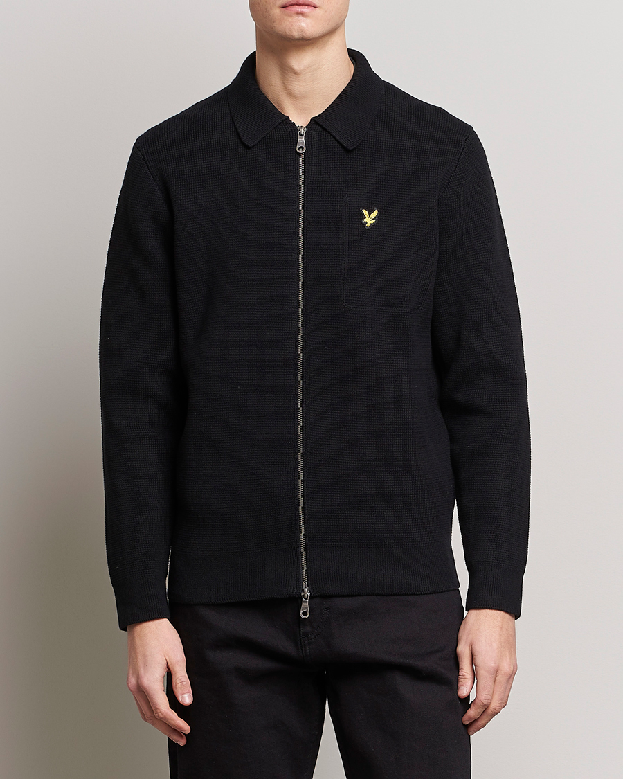 Homme | Pulls Et Tricots | Lyle & Scott | Milano Full Zip Sweater Black
