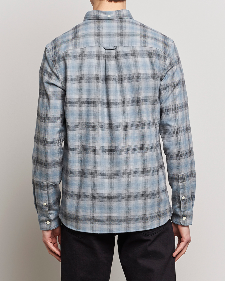 Homme | Chemises | Lyle & Scott | Button Down Flannel Shirt Cold Grey