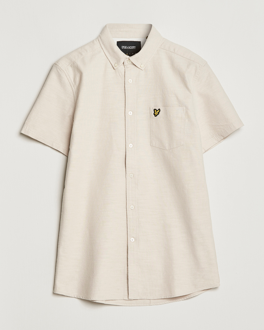 Homme | Chemises | Lyle & Scott | Cotton Slub Short Sleeve Shirt Cove