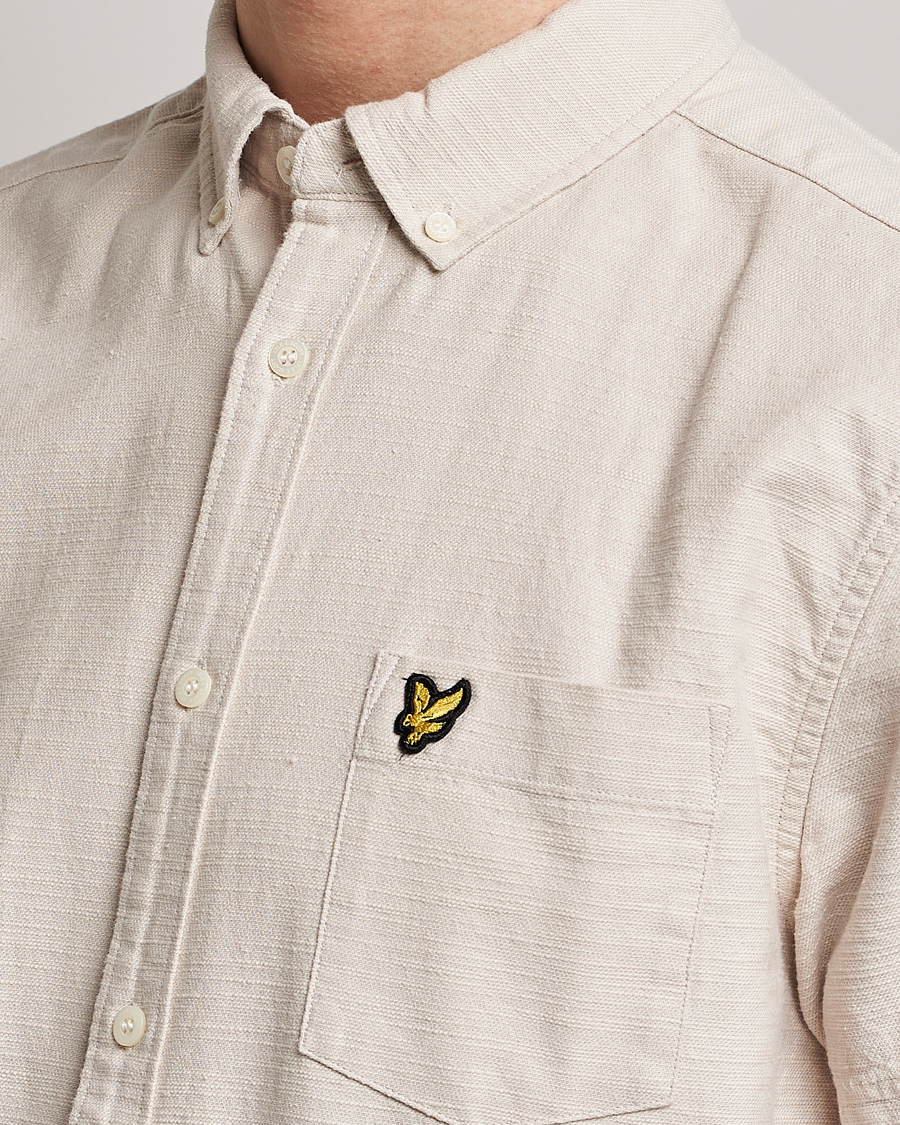 Homme | Chemises | Lyle & Scott | Cotton Slub Short Sleeve Shirt Cove