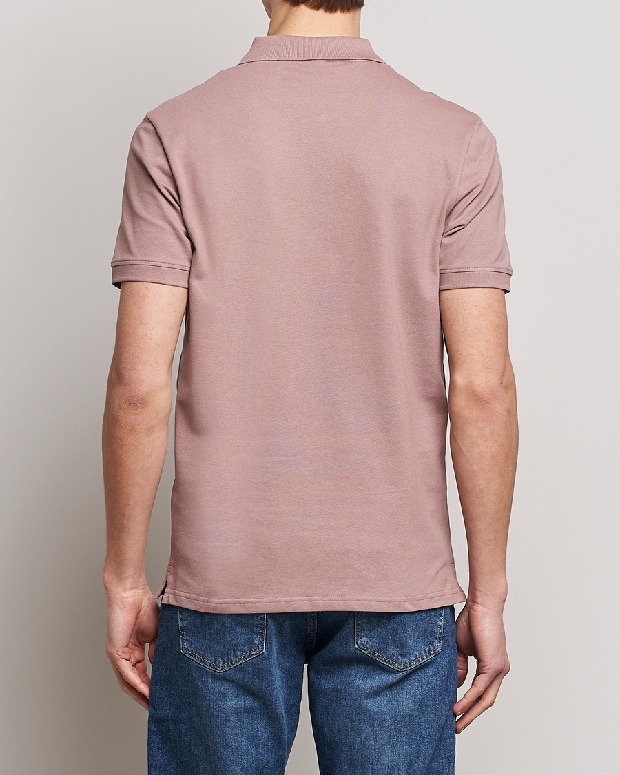 Homme | Polos | Lyle & Scott | Plain Pique Polo Hutton Pink