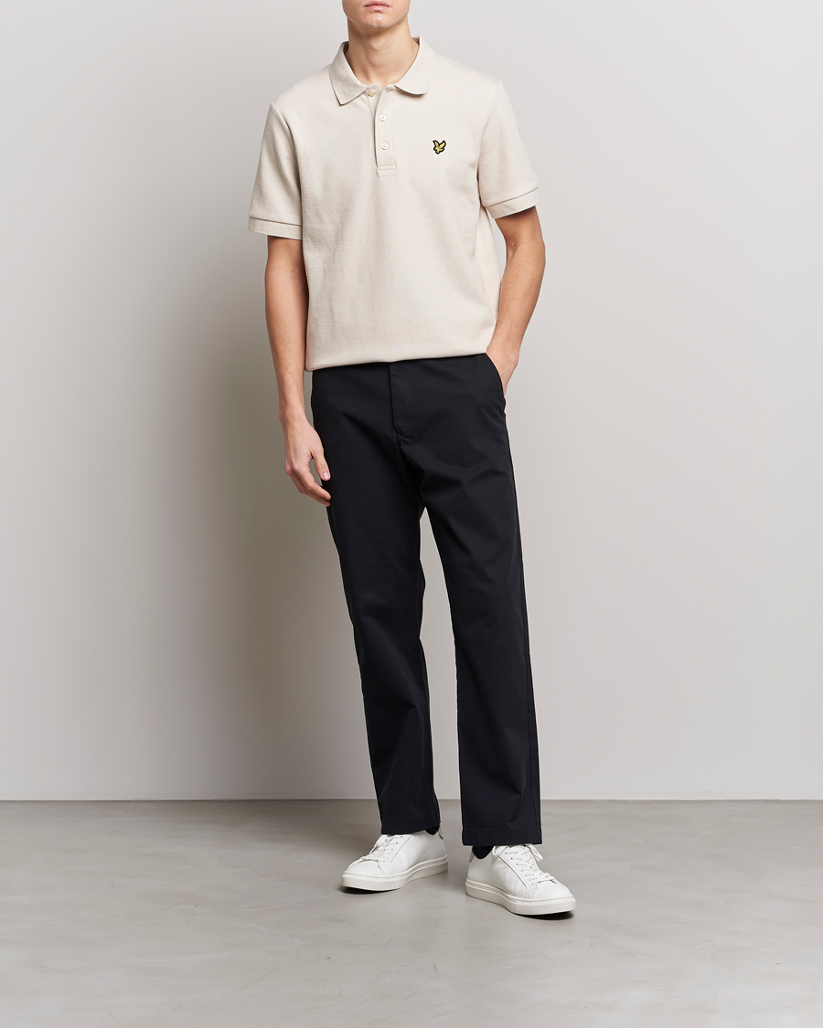Homme | Polos | Lyle & Scott | Cuffed Pique Polo Cove