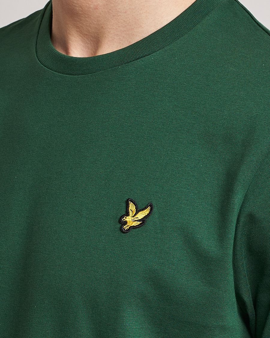 Homme | T-shirts | Lyle & Scott | Crew Neck Organic Cotton Tee English Green