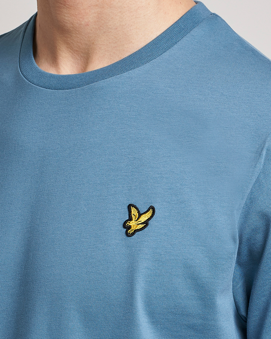 Homme | T-shirts | Lyle & Scott | Crew Neck Organic Cotton Tee Skipton Blue