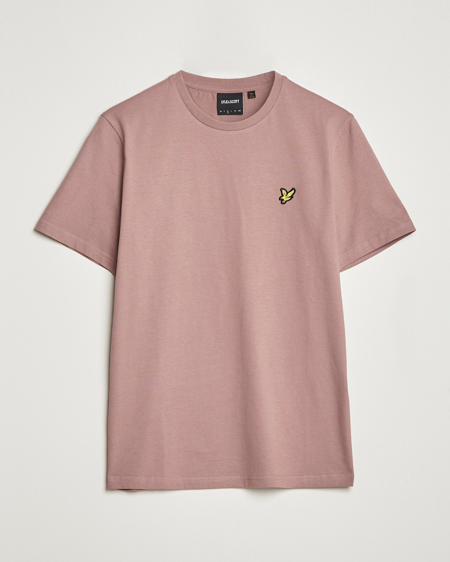 Homme | T-shirts | Lyle & Scott | Crew Neck Organic Cotton Tee Hutton Pink