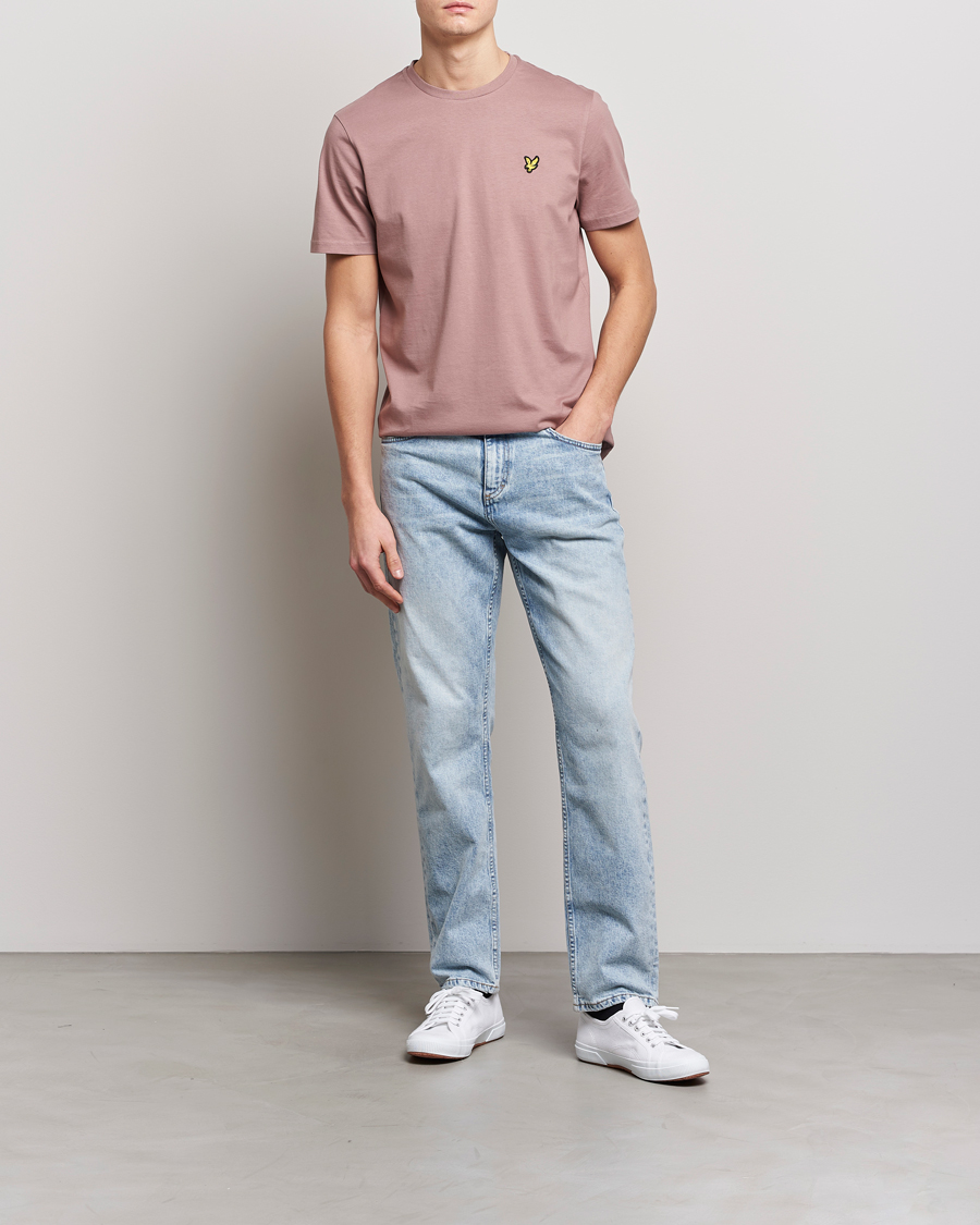Homme | T-shirts | Lyle & Scott | Crew Neck Organic Cotton Tee Hutton Pink