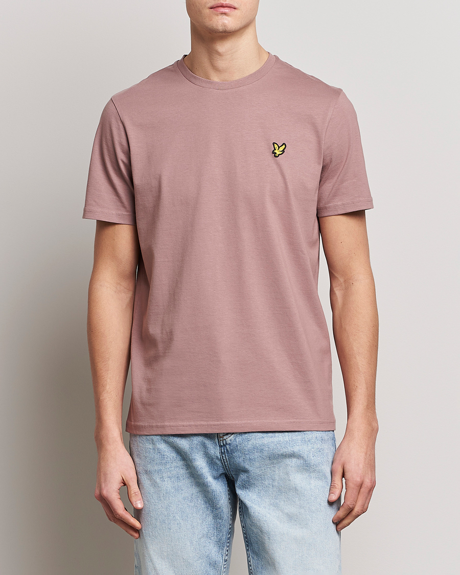 Homme | T-shirts | Lyle & Scott | Crew Neck Organic Cotton Tee Hutton Pink