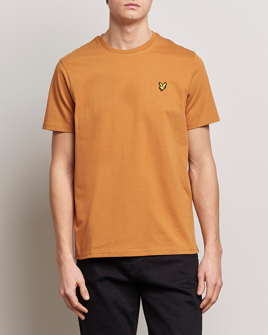 Homme | T-shirts | Lyle & Scott | Crew Neck Organic Cotton Tee Salt Burne