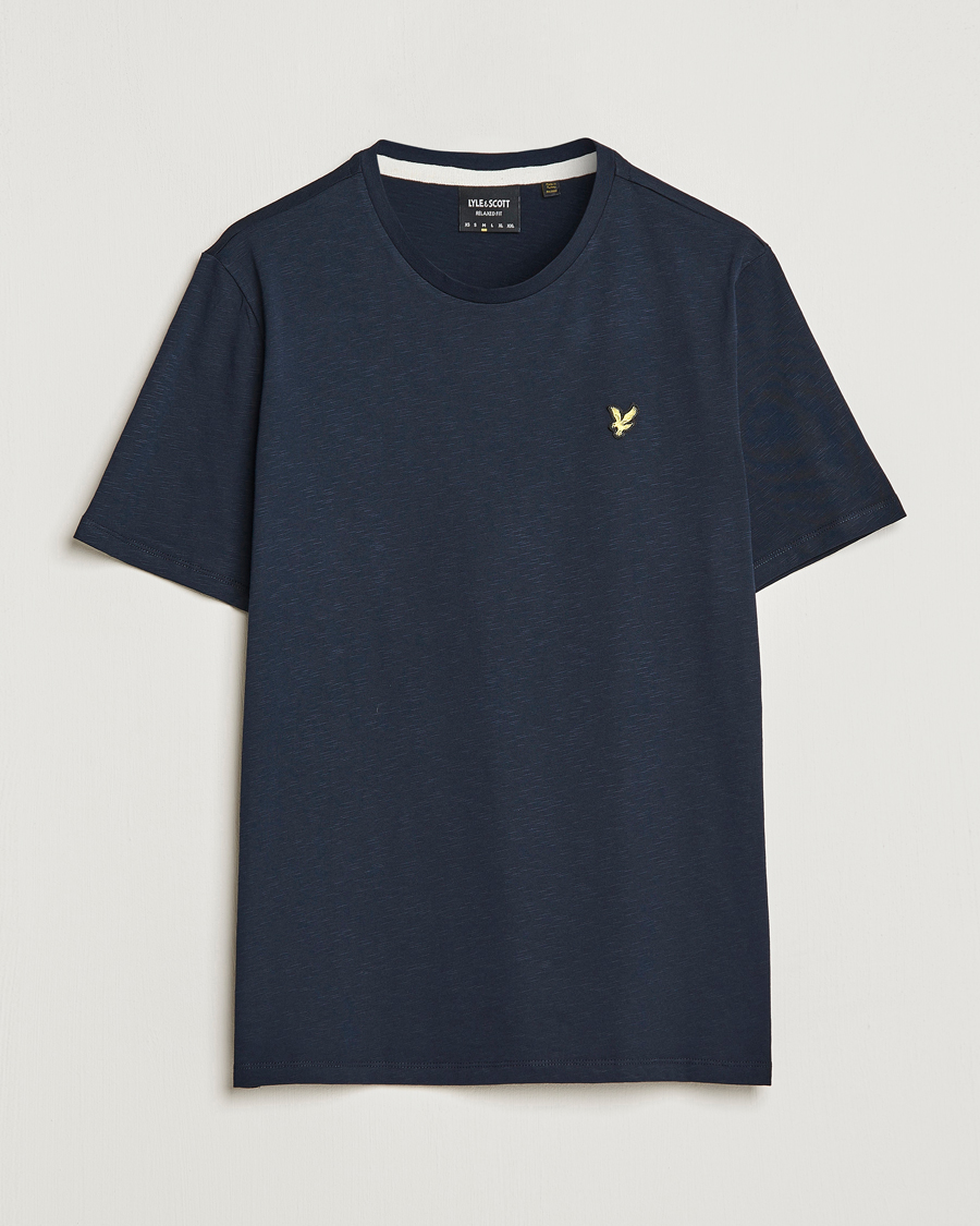 Homme | T-shirts | Lyle & Scott | Slub T-Shirt Dark Navy