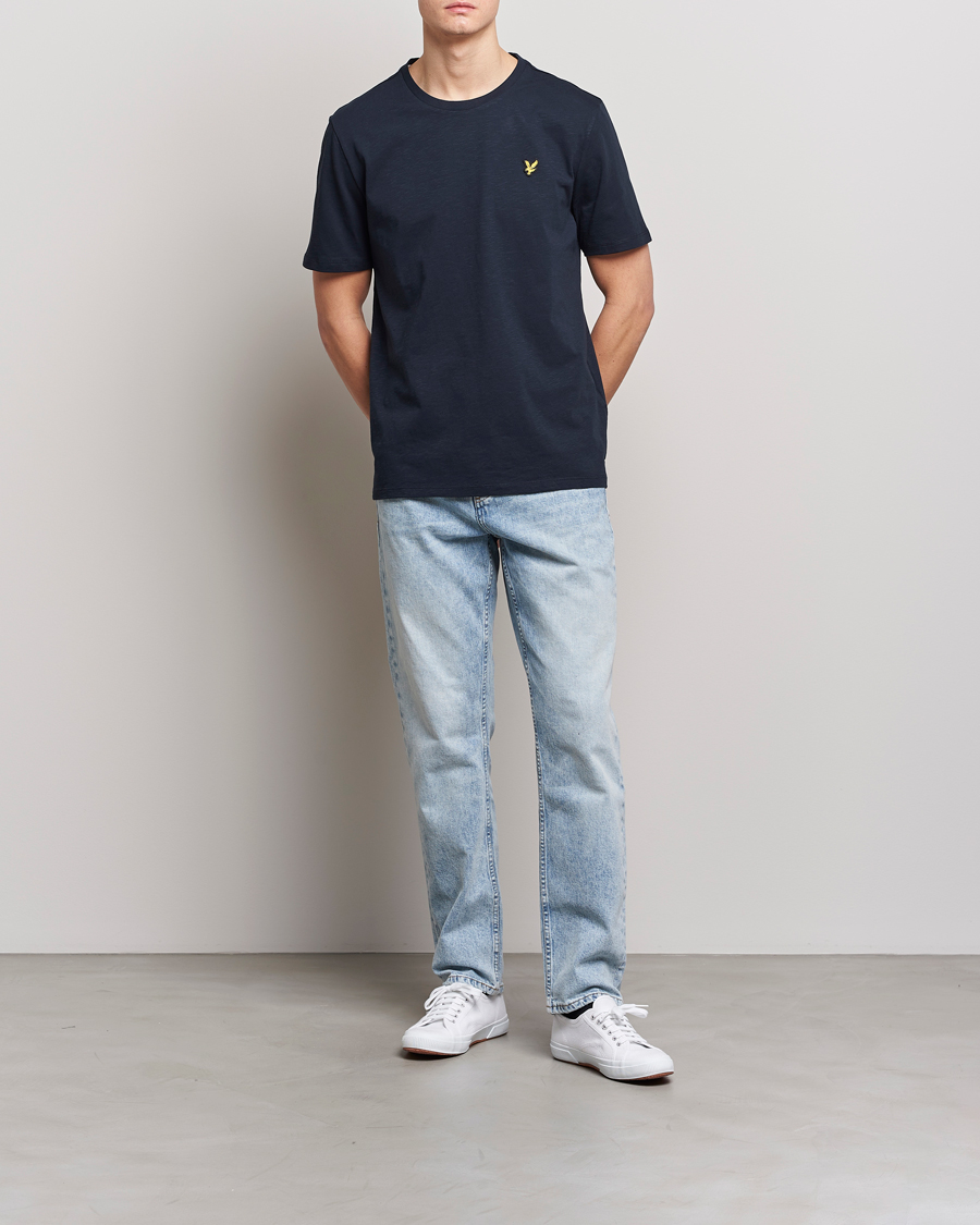 Homme | T-shirts | Lyle & Scott | Slub T-Shirt Dark Navy