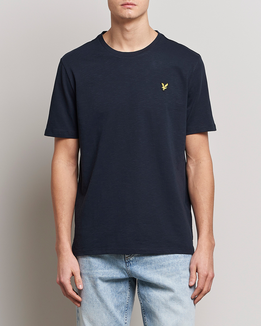 Homme | T-shirts | Lyle & Scott | Slub T-Shirt Dark Navy