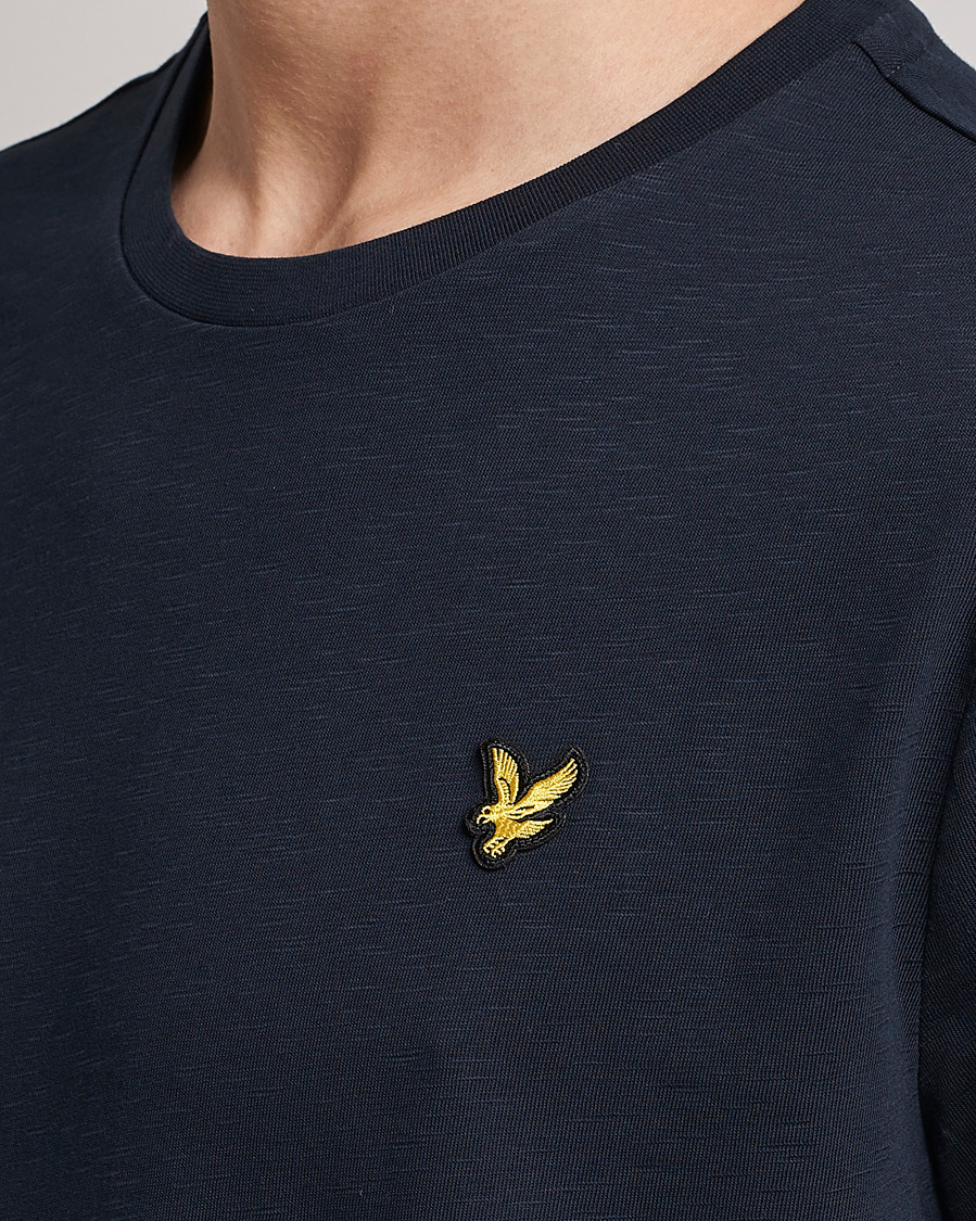 Homme | T-shirts | Lyle & Scott | Slub T-Shirt Dark Navy