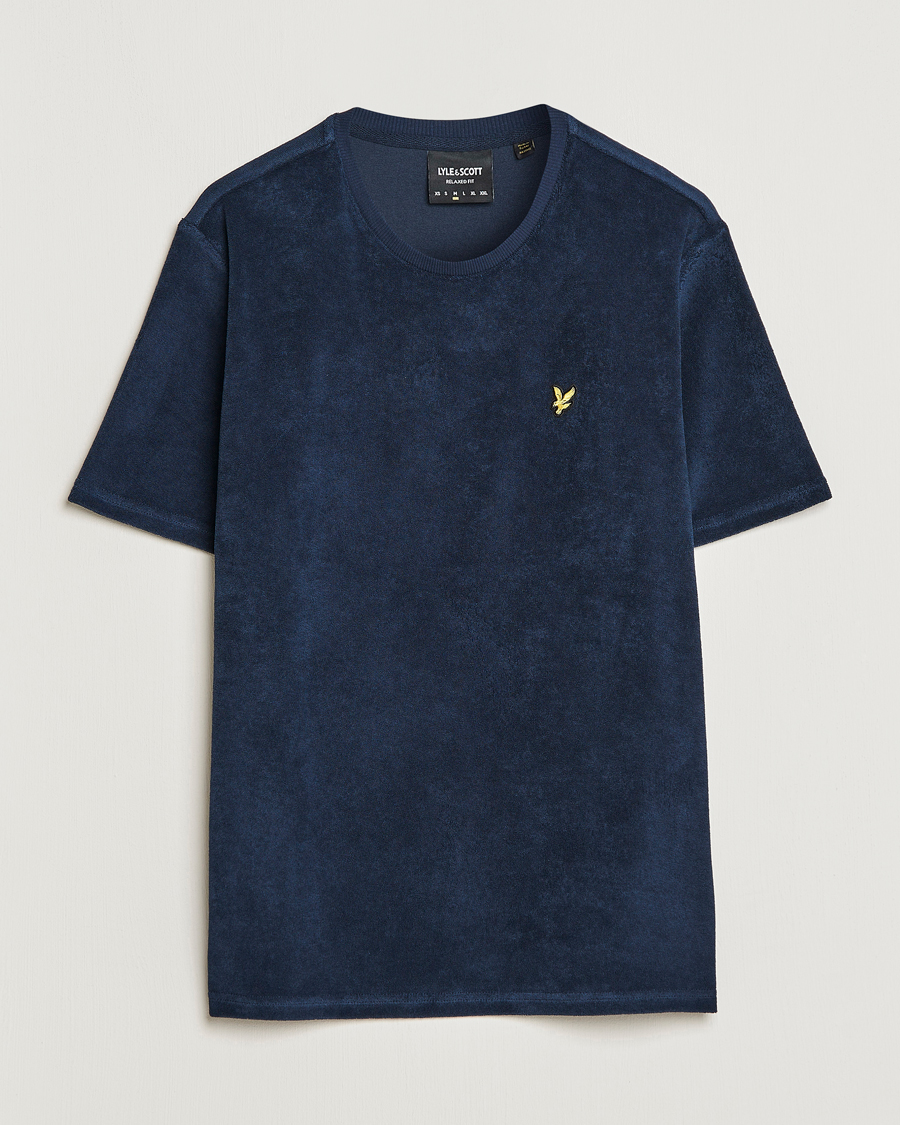 Homme | T-shirts | Lyle & Scott | Terry T-Shirt Dark Navy