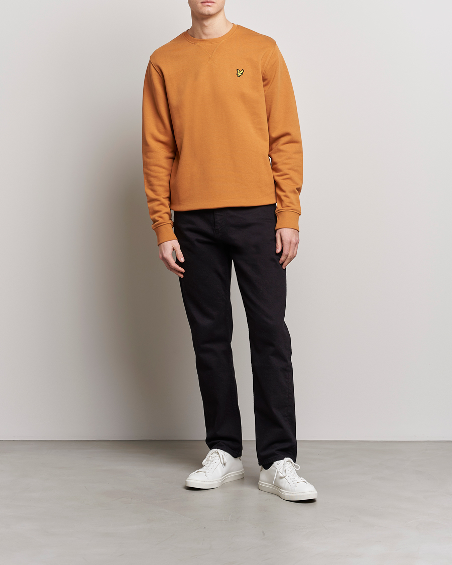 Homme | Pulls Et Tricots | Lyle & Scott | Crew Neck Cotton Sweatershirt Salt Burne