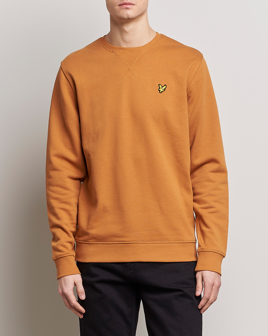 Homme | Pulls Et Tricots | Lyle & Scott | Crew Neck Cotton Sweatershirt Salt Burne