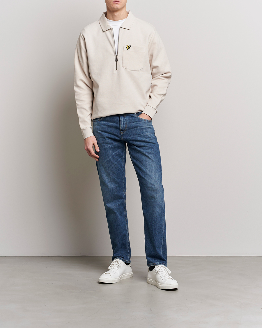 Homme | Pulls Et Tricots | Lyle & Scott | Crest Half Zip Sweater Cove