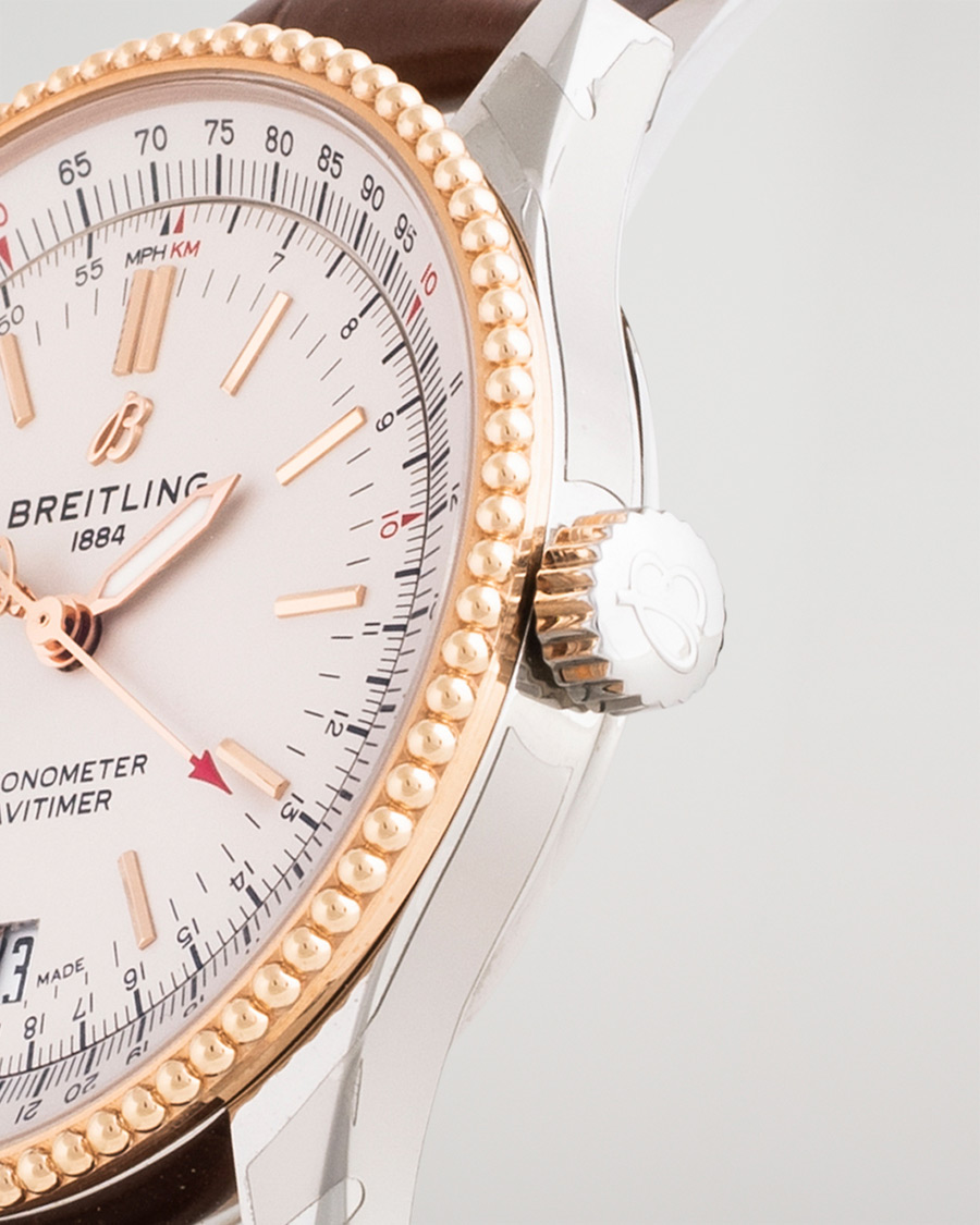 Homme | Pre-Owned & Vintage Watches | Breitling Pre-Owned | Navitimer38 U17325211G1P1 Steel White