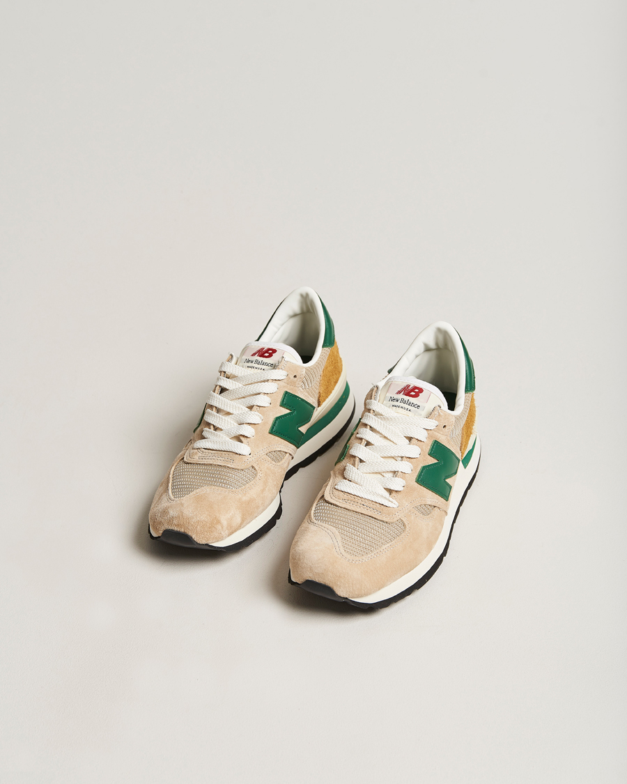 Homme | New Balance 990 Made In USA Sneakers Tan | New Balance | 990 Made In USA Sneakers Tan