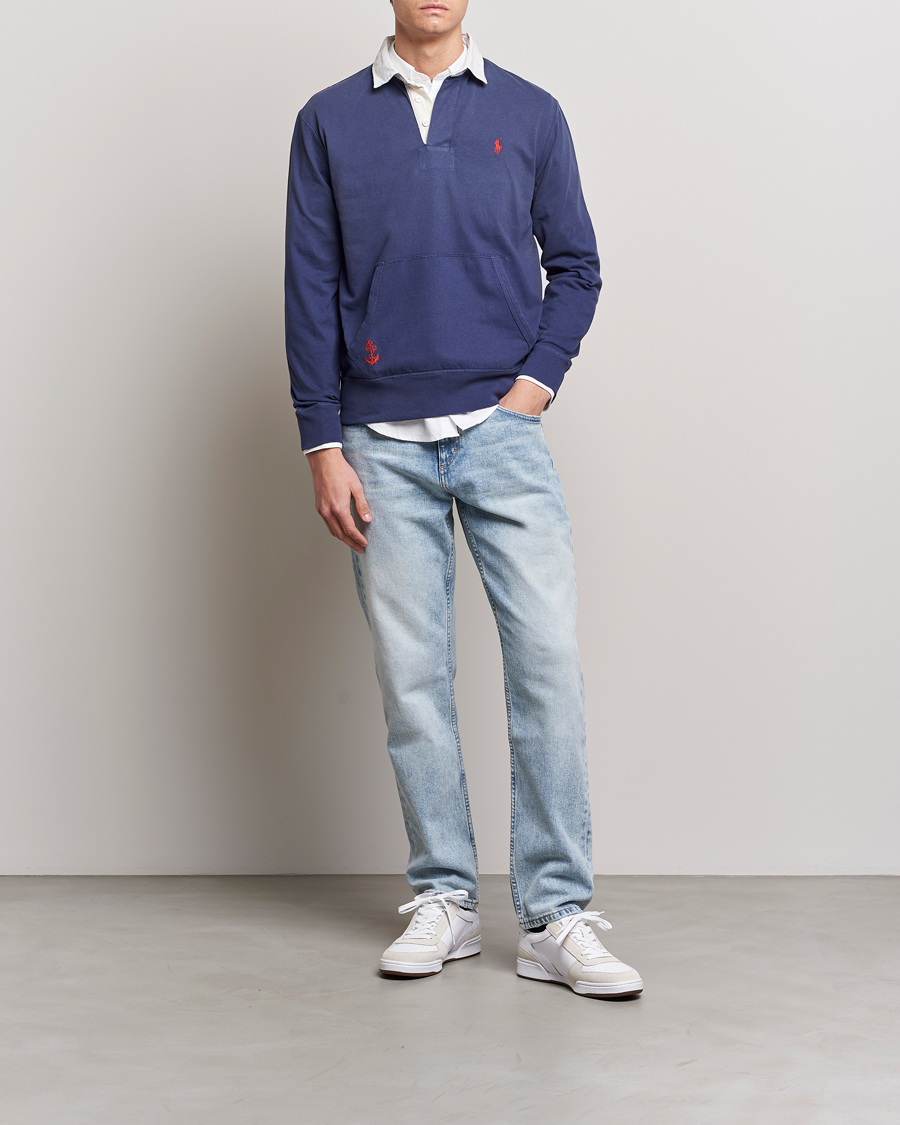 Homme | Pulls Et Tricots | Polo Ralph Lauren | Jersey Flag Rugger Boathouse Navy