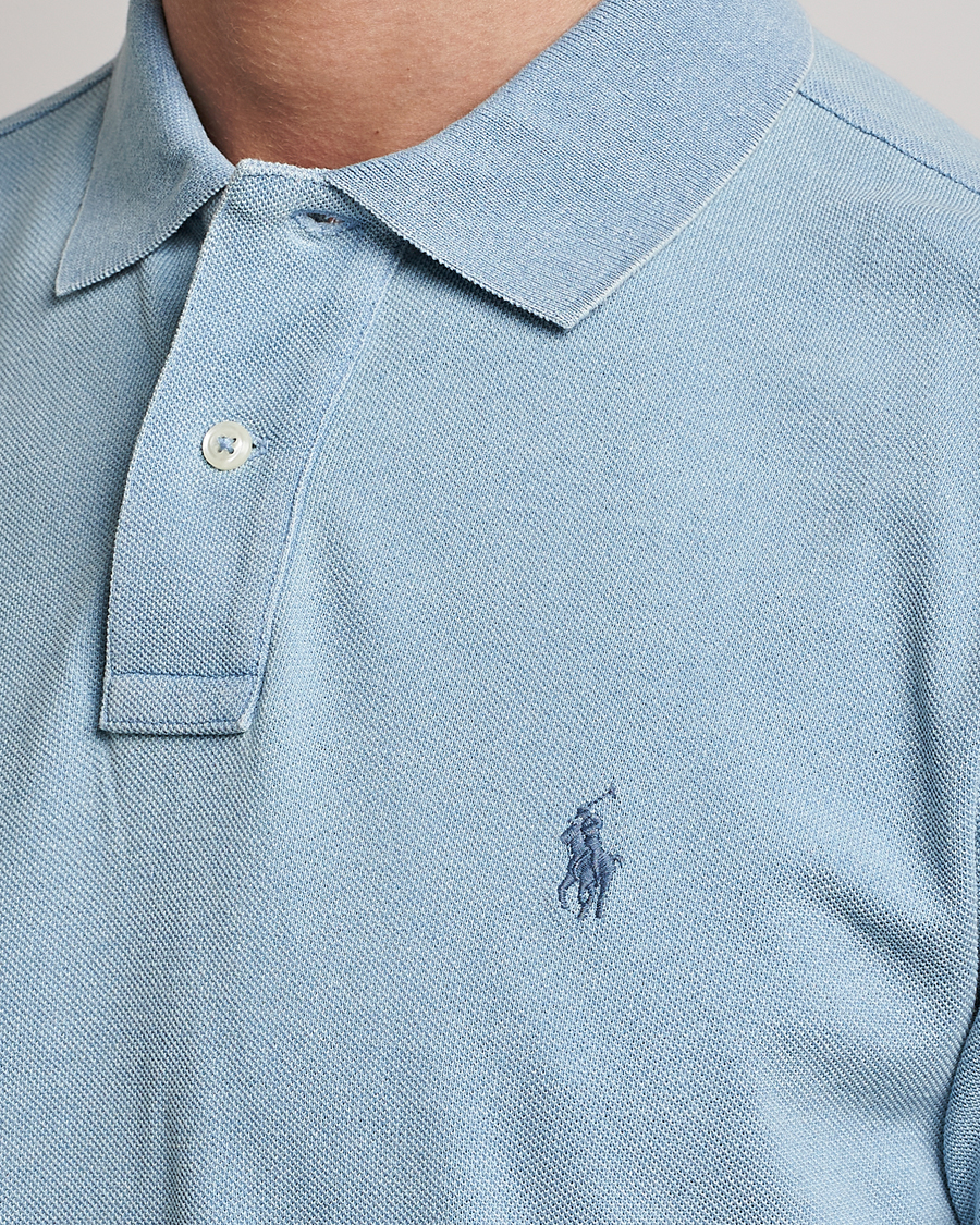 Homme | Polos | Polo Ralph Lauren | Custom Slim Fit Polo Light Indigo