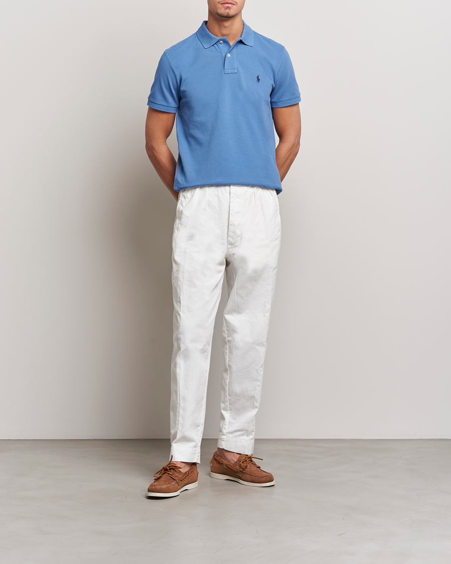 Homme | Polos | Polo Ralph Lauren | Custom Slim Fit Polo French Blue