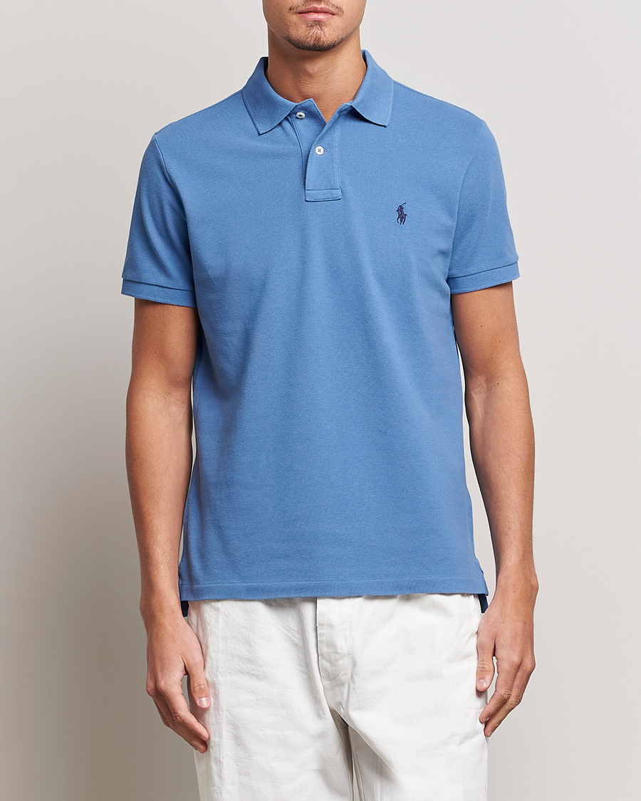 Homme | Polos | Polo Ralph Lauren | Custom Slim Fit Polo French Blue