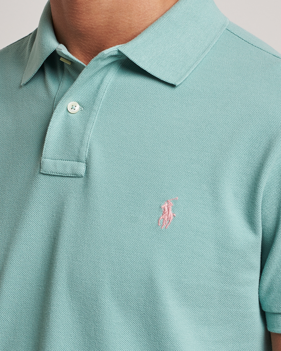 Homme | Polos | Polo Ralph Lauren | Custom Slim Fit Polo Essex Green