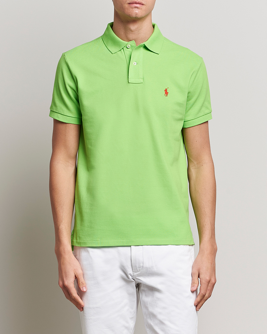 Homme | Polos | Polo Ralph Lauren | Custom Slim Fit Polo Kiwi Lime