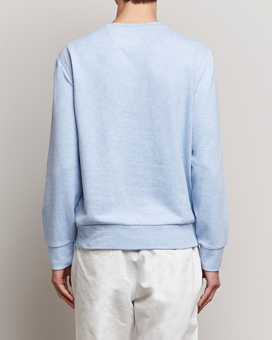 Homme | Pulls Et Tricots | Polo Ralph Lauren | Double Knitted Jersey Sweatshirt Elite Blue Heather