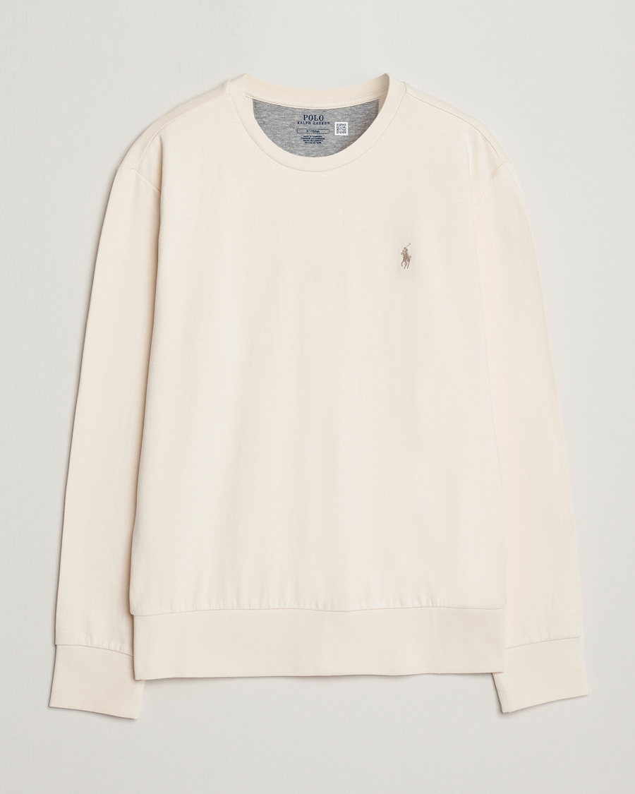 Homme | Pulls Et Tricots | Polo Ralph Lauren | Double Knitted Jersey Sweatshirt Guide Cream