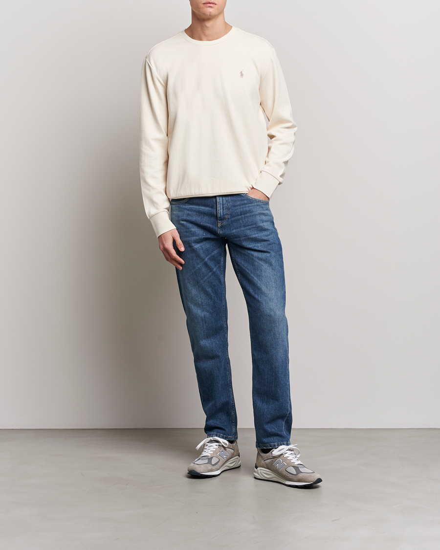 Homme | Pulls Et Tricots | Polo Ralph Lauren | Double Knitted Jersey Sweatshirt Guide Cream
