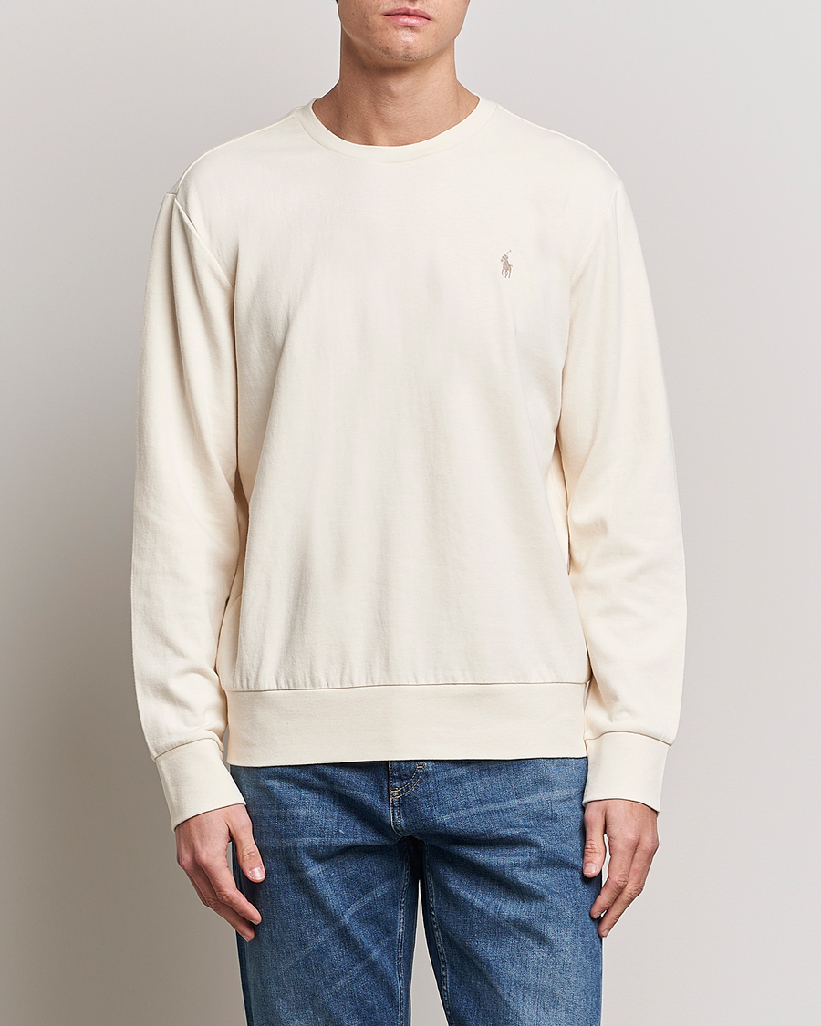 Homme | Pulls Et Tricots | Polo Ralph Lauren | Double Knitted Jersey Sweatshirt Guide Cream