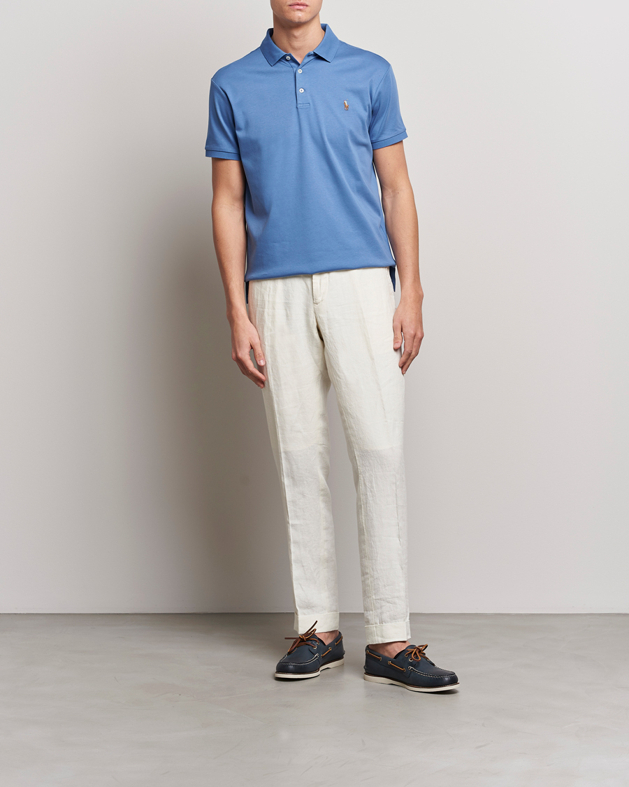 Homme | Polos | Polo Ralph Lauren | Luxury Pima Cotton Polo French Blue