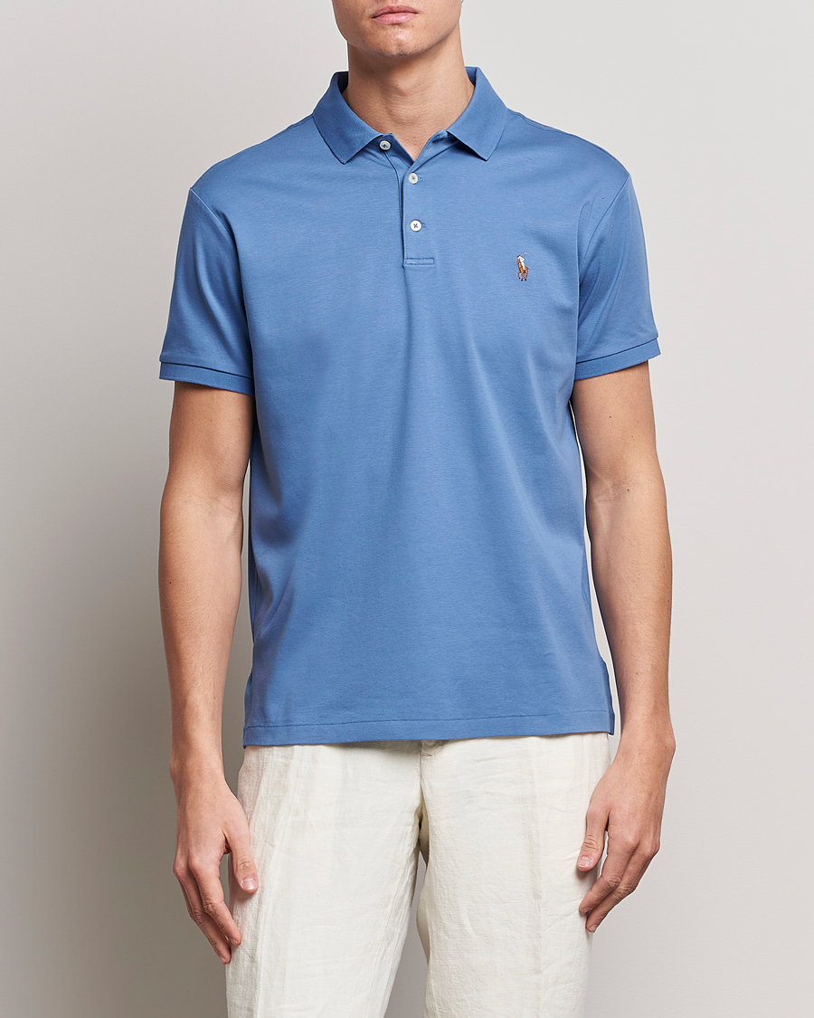 Homme | Polos | Polo Ralph Lauren | Luxury Pima Cotton Polo French Blue