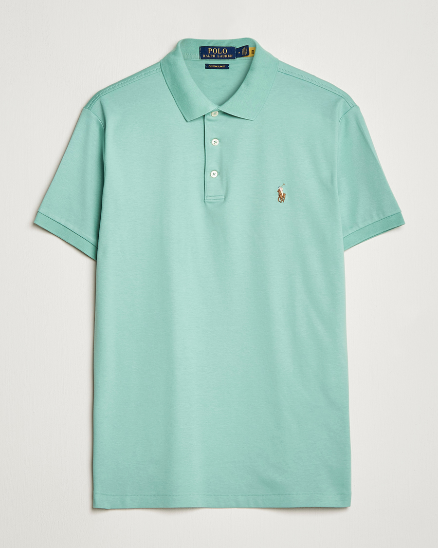 Homme | Polos | Polo Ralph Lauren | Luxury Pima Cotton Polo Essex Green