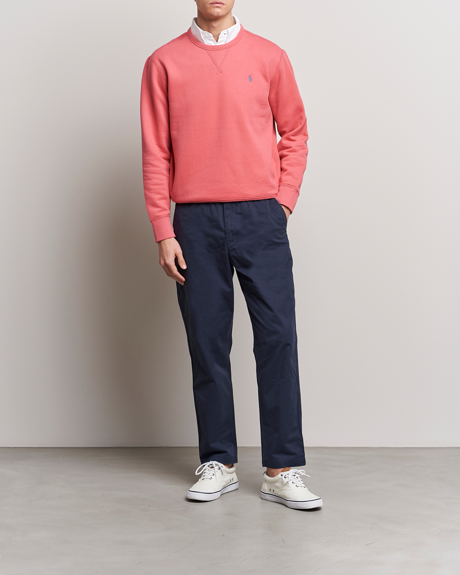 Homme | Pulls Et Tricots | Polo Ralph Lauren | Crew Neck Sweatshirt Red Sky