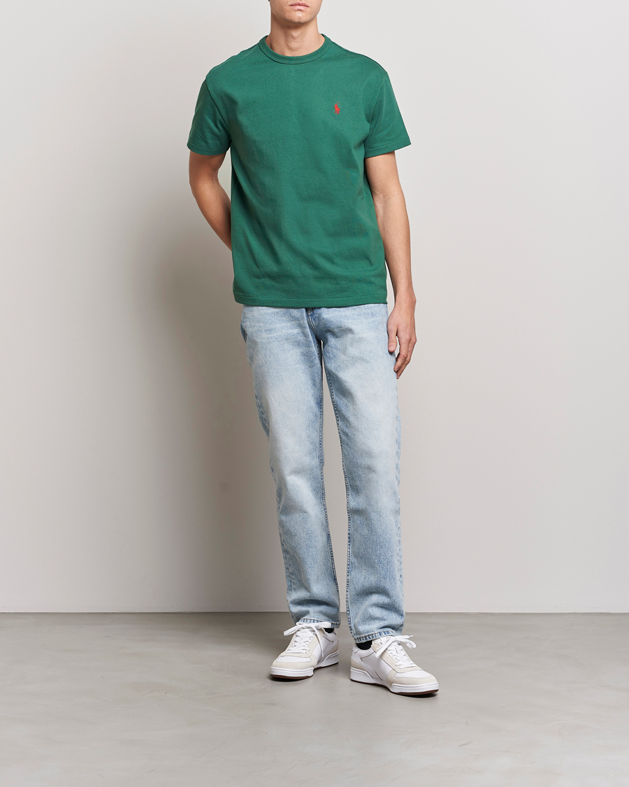 Homme | T-shirts | Polo Ralph Lauren | Heavyweight Crew Neck T-Shirt Washed Forest