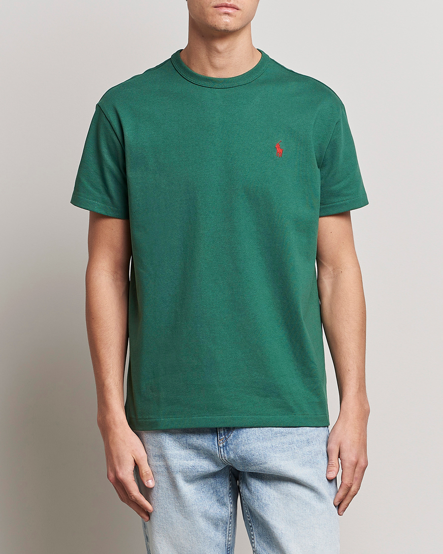 Homme | T-shirts | Polo Ralph Lauren | Heavyweight Crew Neck T-Shirt Washed Forest