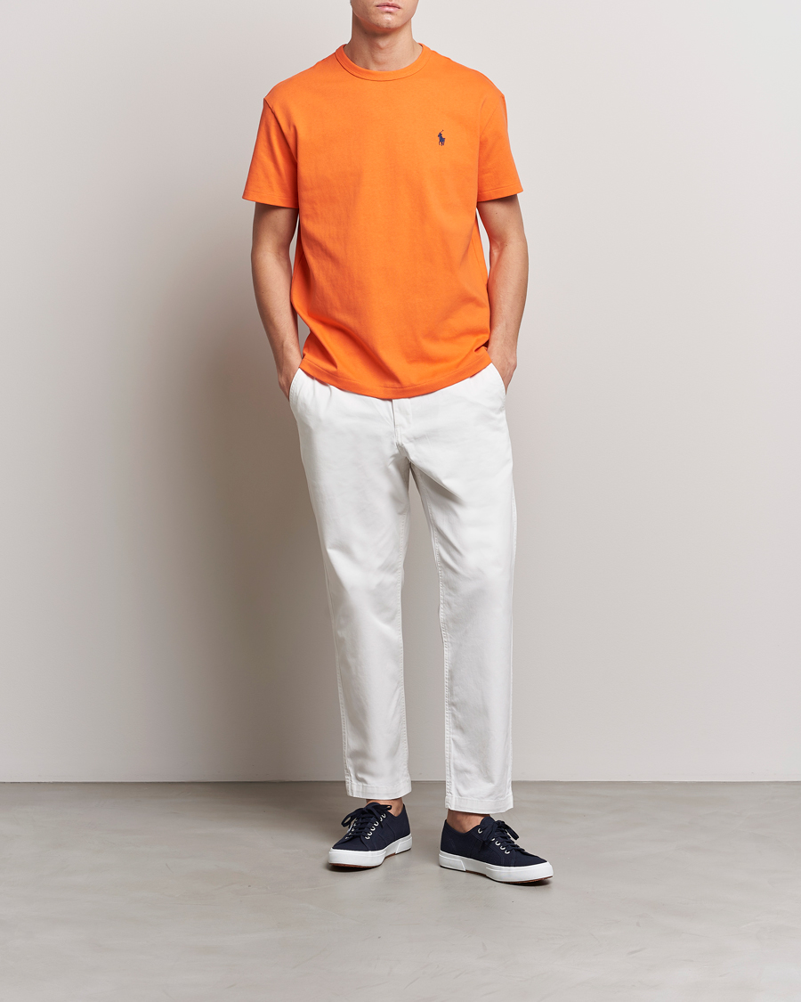 Homme | T-shirts | Polo Ralph Lauren | Heavyweight Crew Neck T-Shirt Orange