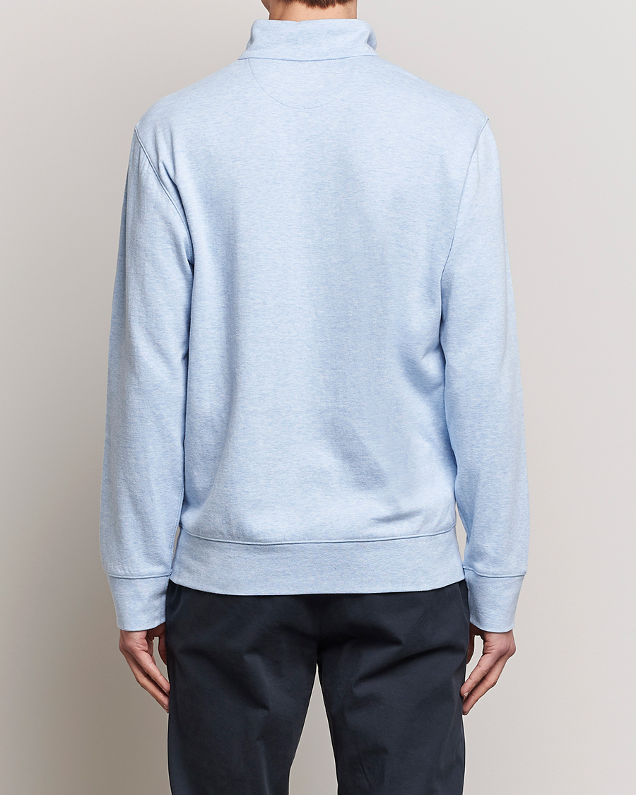 Homme | Pulls Et Tricots | Polo Ralph Lauren | Tech Double Knit Half Zip Office Blue Heather