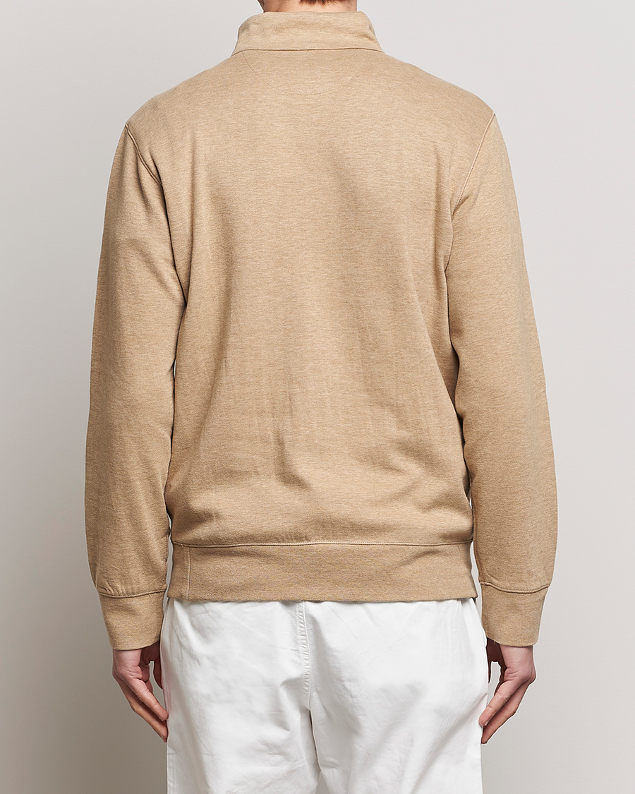 Homme | Pulls Et Tricots | Polo Ralph Lauren | Tech Double Knit Half Zip Luxury Tan Heather