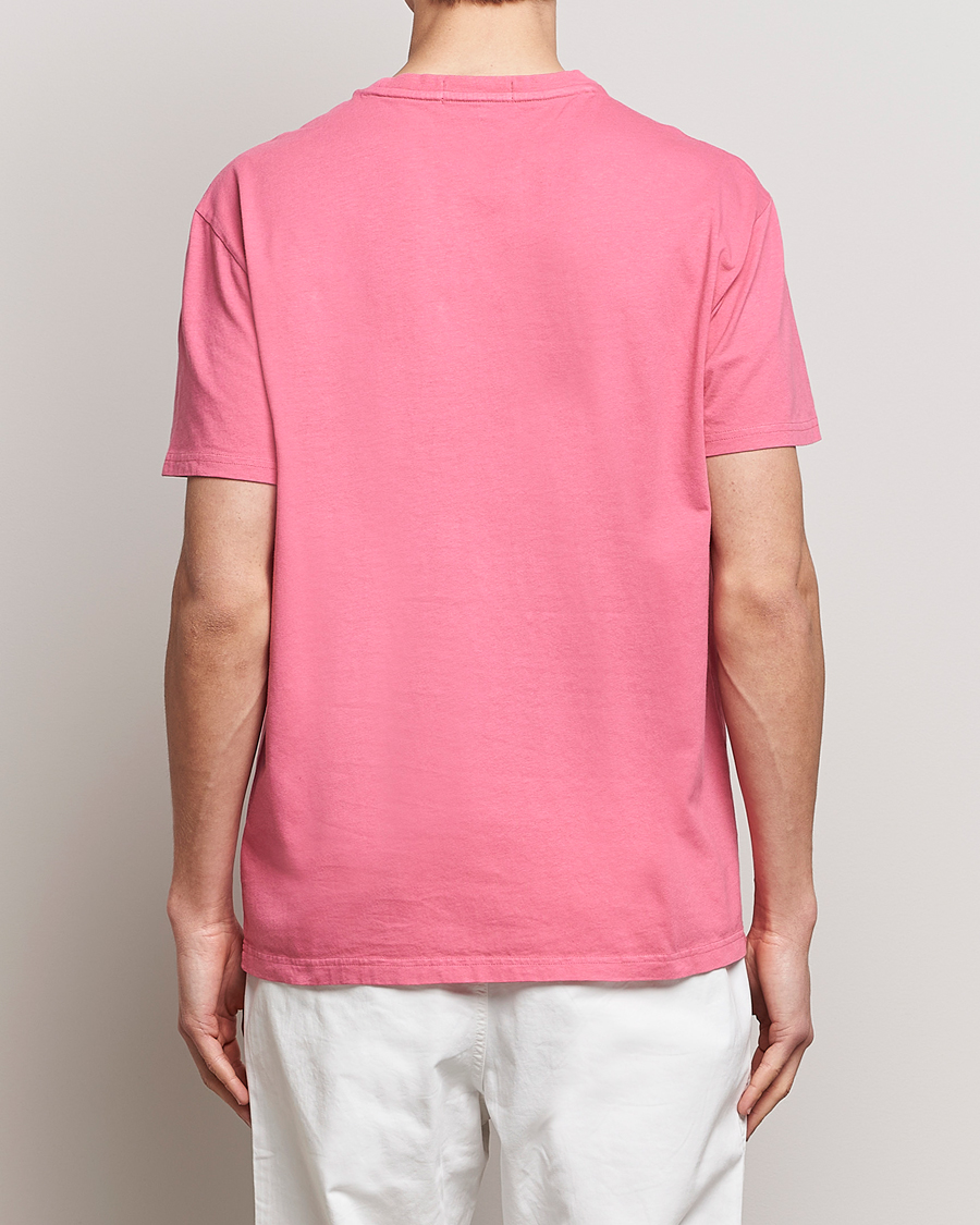 Homme | T-shirts | Polo Ralph Lauren | Cotton/Linen Crew Neck T-Shirt Red Sky
