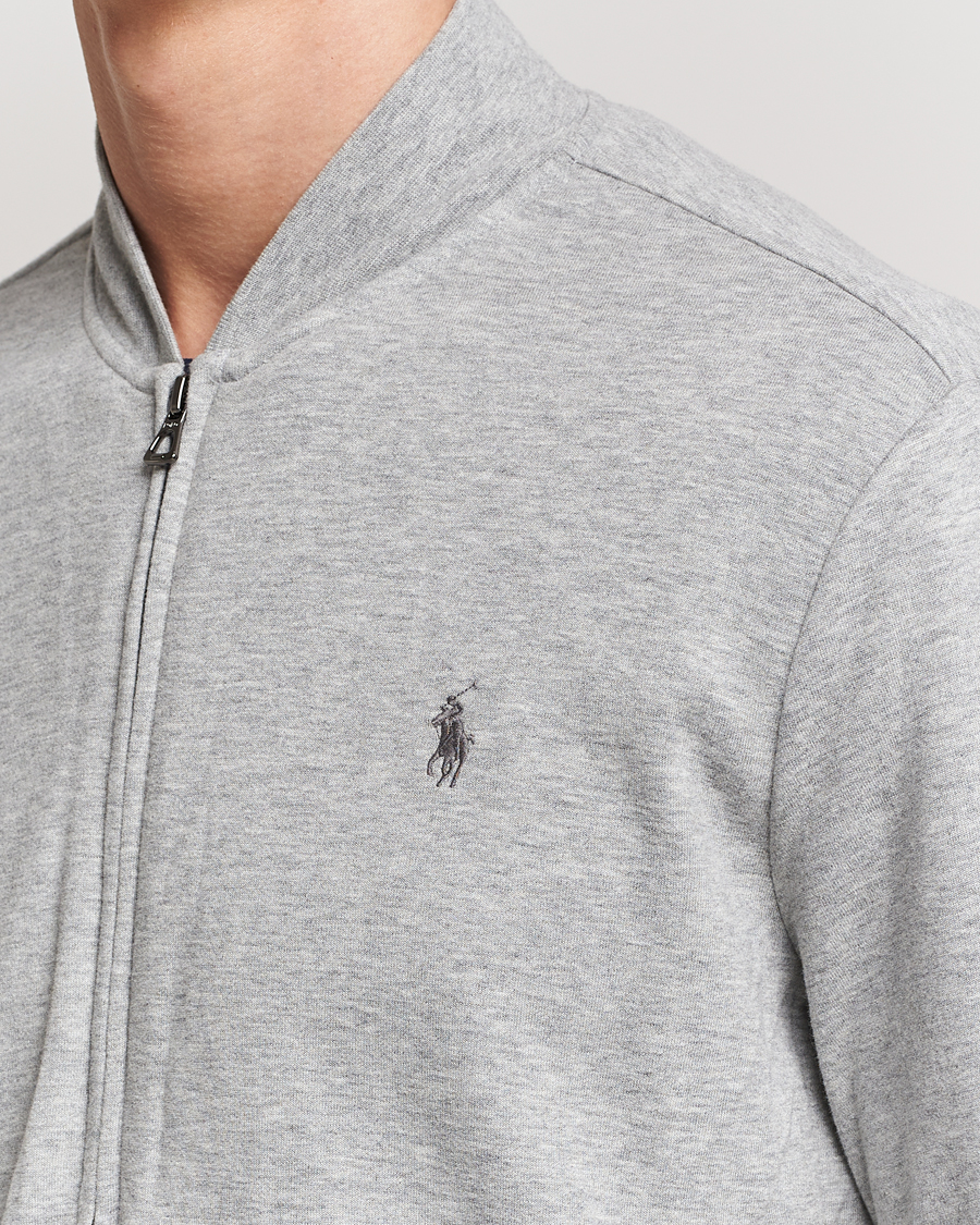 Homme | Pulls Et Tricots | Polo Ralph Lauren | Double Knit Full-Zip Sweater Andover Heather