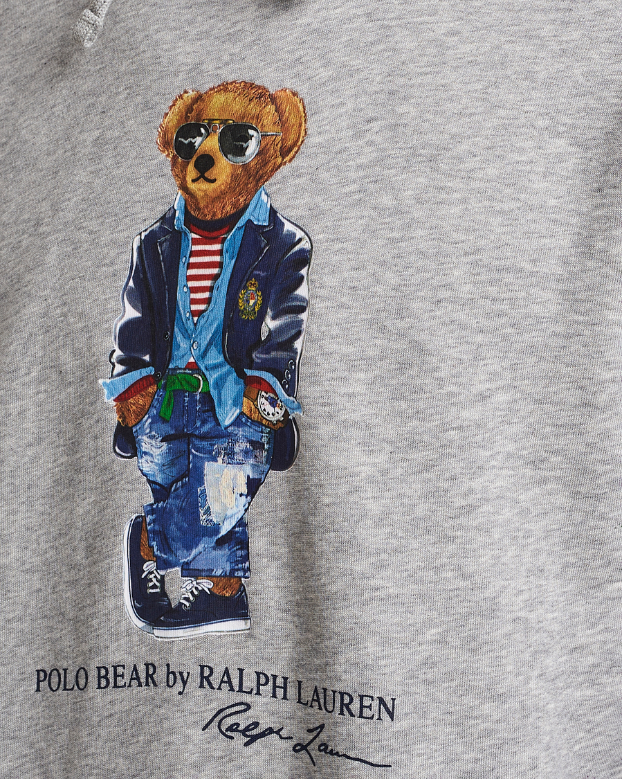 Homme | Pulls Et Tricots | Polo Ralph Lauren | Printed Regatta Bear Hoodie Andover Heather