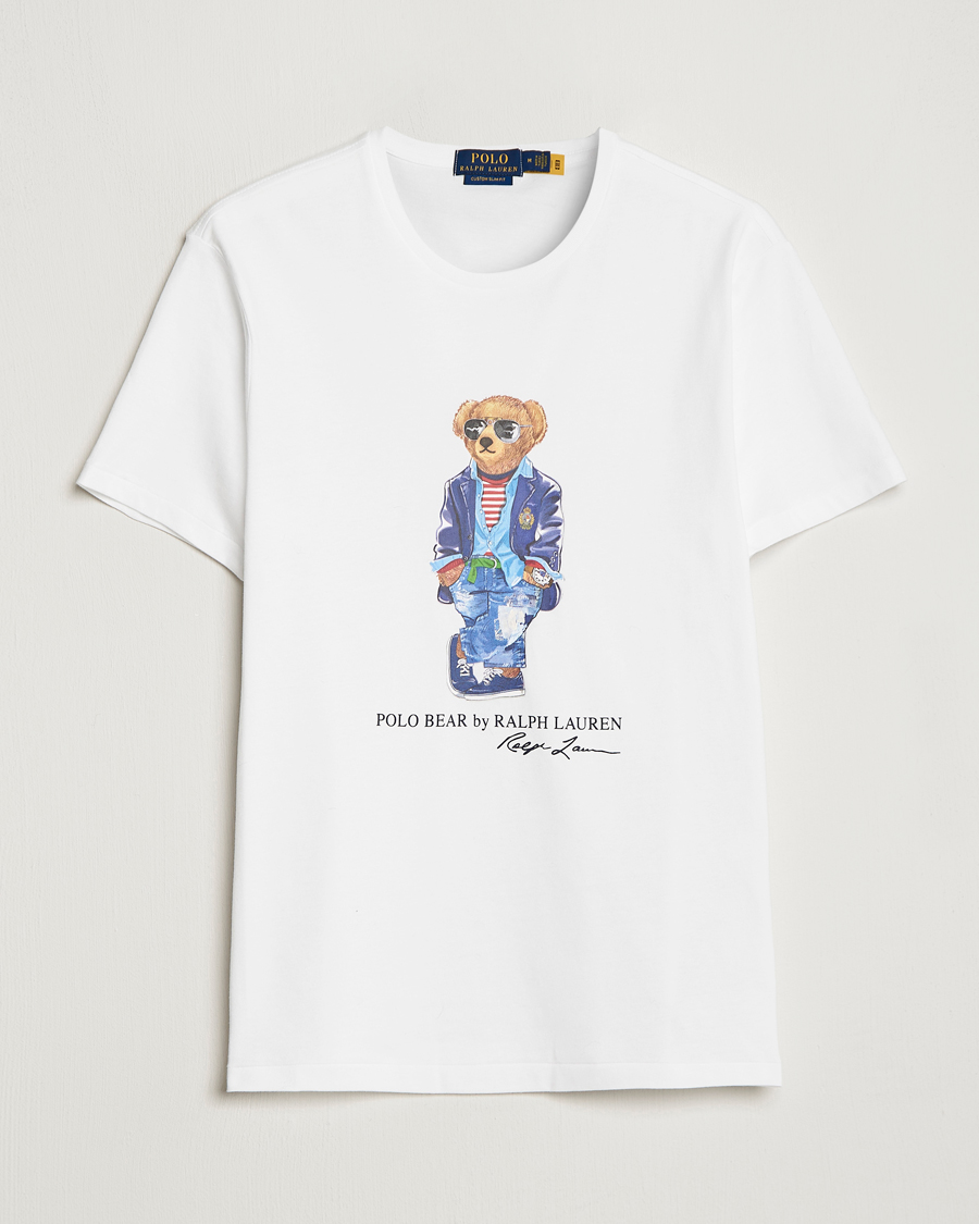 Homme | T-shirts | Polo Ralph Lauren | Printed Regatta Bear Crew Neck T-Shirt White