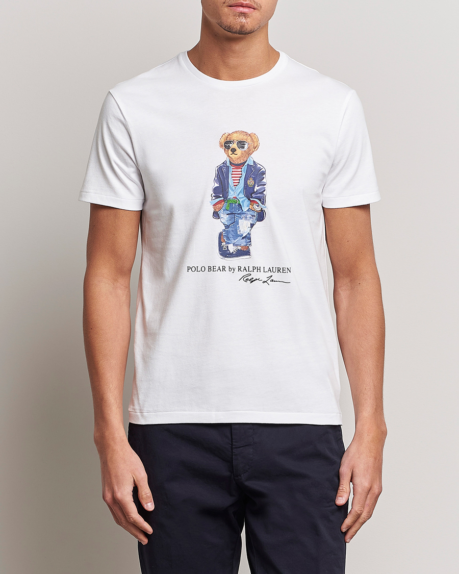 Homme | T-shirts | Polo Ralph Lauren | Printed Regatta Bear Crew Neck T-Shirt White